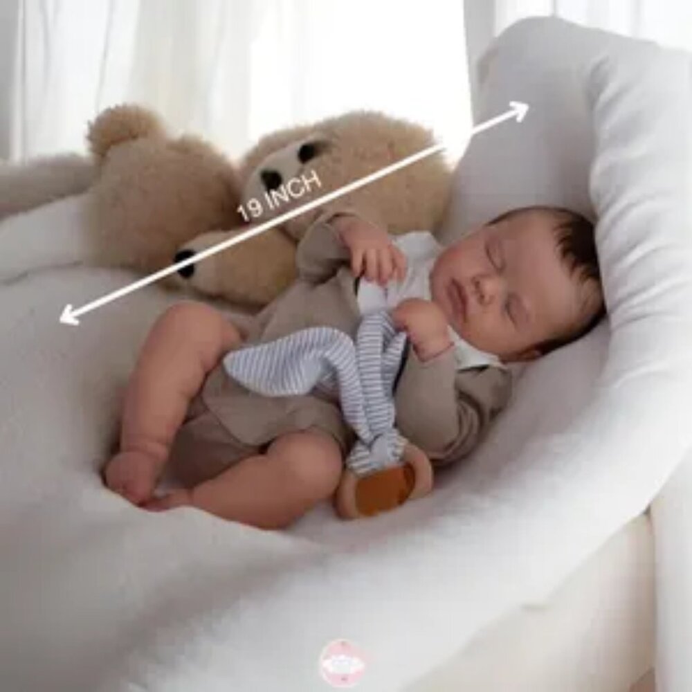 Realistic 19 inch Reborn Baby Boy doll-soft silicone